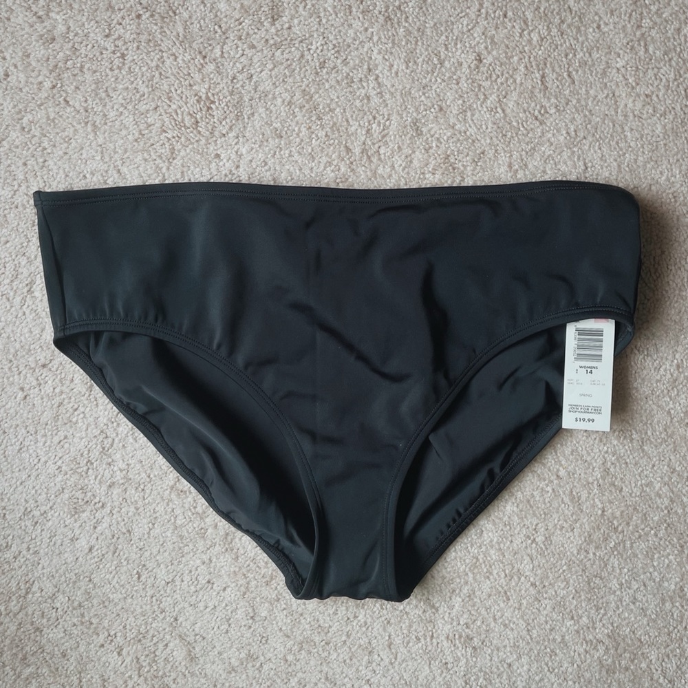 Kmart Women’s Black Swim Bottoms NWT